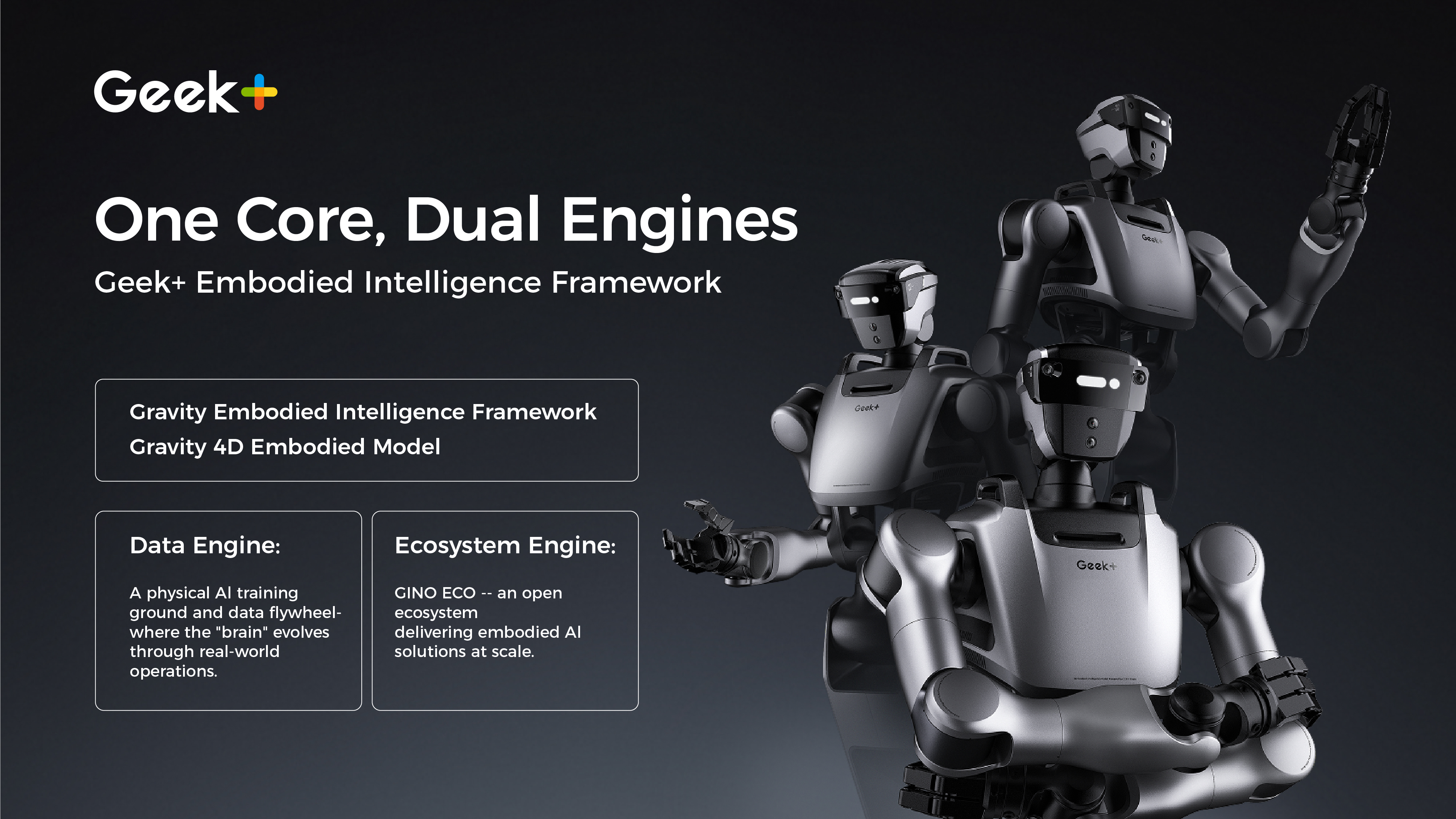 Geek+ Debuts Gravity and Its “One Core, Dual Engine” Strategy at WAIC 2026, Accelerating the Next Era of Embodied AI